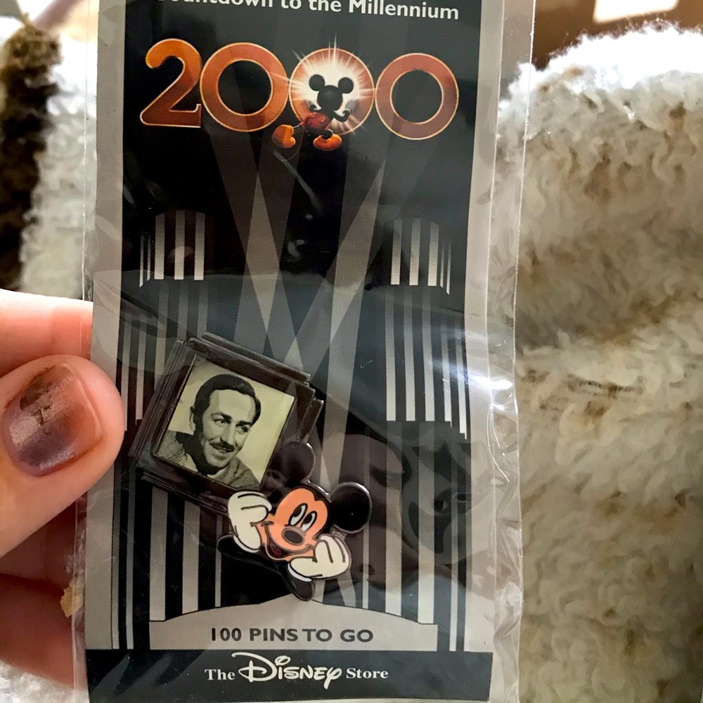 Disney pin in packaging